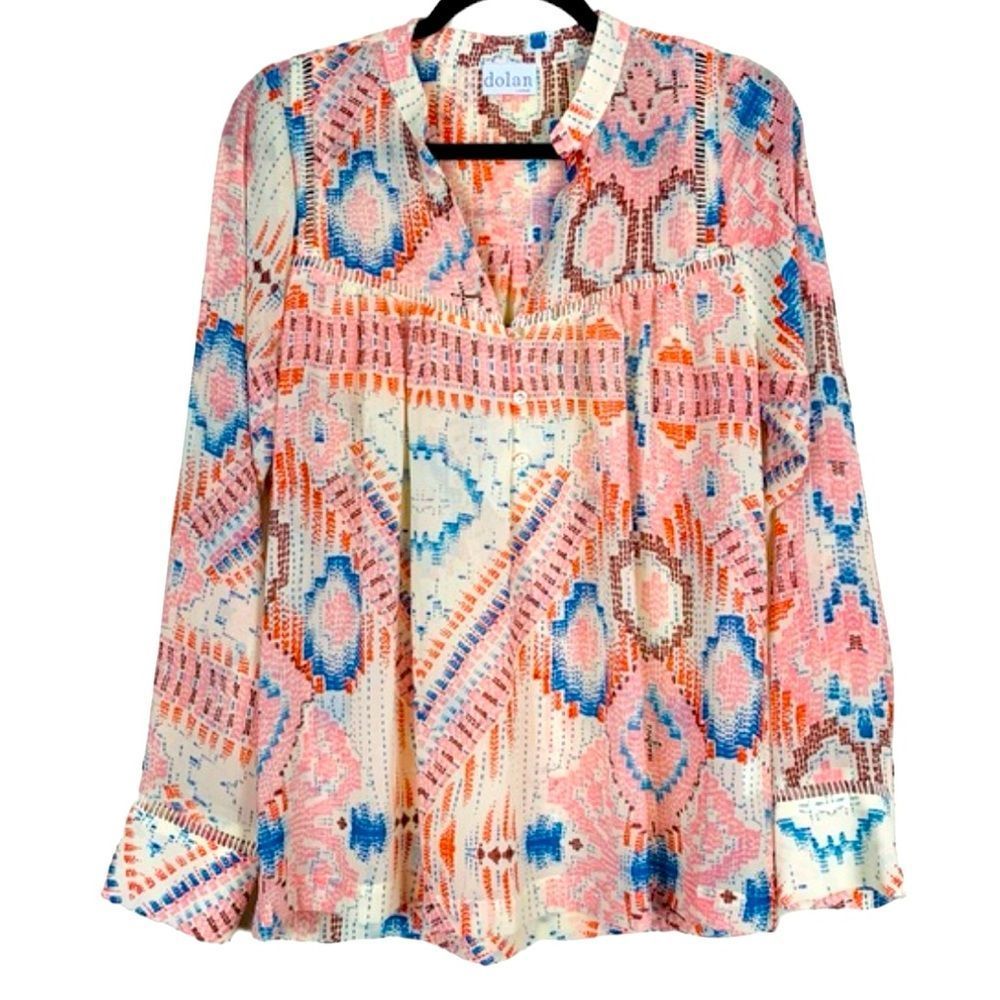 Anthropologie Multicolor Boho Blouse